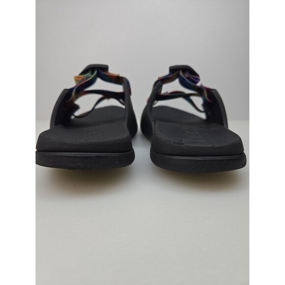 Chaco Kid's Chillos Slide Slip-On Sandals Rainbow Tie Dye Kids Unisex Size K3 - Picture 5 of 12